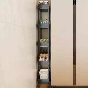 냉장고 틈새 수납장 슬라이딩 이동식 키큰장 틈새장