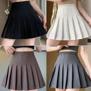 여성 러블리한 속바지 내장 테니스 미니 스커트