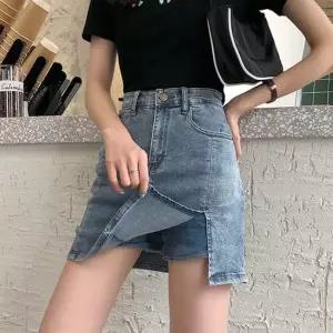 속바지필요X 치마바지 페이크 짧은 청치마 데님스커트