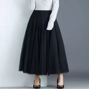 여성 롱 샤스커트 하객룩 봄 데이트룩 롱치마 3컬러