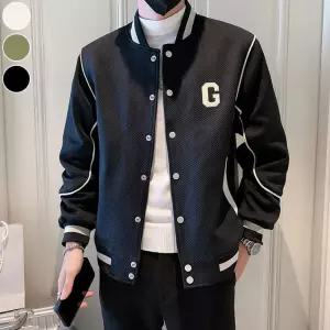 남성 야구점퍼 봄버자켓 G패치 레터드 간절기 점퍼