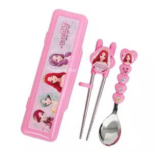 시크릿쥬쥬 오로라 교정용 스푼 젓가락 케이스 세트