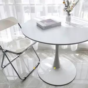 인테리어테이블 600 티테이블 원형화이트테이블