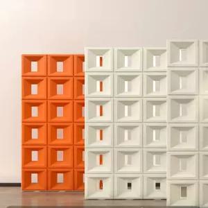 큐블럭 디자인블럭 벽돌 사무실 장식 단면 세라믹 인테리어