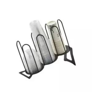 조이프랜드 뉴아이언 3단 블랙 디스펜서 종이컵 홀더