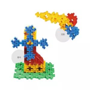 프리미엄 창의력 사각블록 어린이선물 블럭교구 아기블럭 유치원장난감 아동블럭 블럭