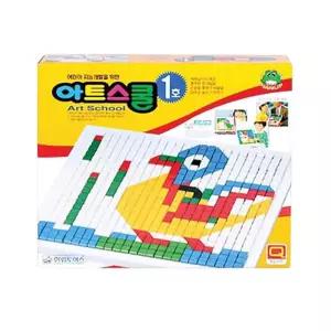 멋진작품 모자이크 블록놀이 1호 어린이 장난감블록 유아완구 어린이블록 창의놀이