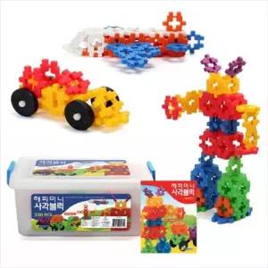 유치원 블록장난감 220P 교구블럭 선물 아기블록 블록완구 유아블록 유아블럭