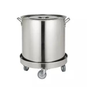 바퀴 이동트롤리 국솥받침대 식당용 회전 급식실 곰솥 운반대 캐스터 트레이형