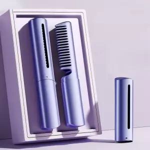 무선미니고데기 빗 고데기 미용실 헤어스타일 매직기