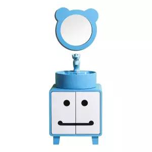 어린이집 세면대 하부장 화장실 유치원 높낮이조절 키작은 키큰 워터프루프 욕실 세면기