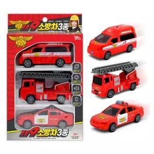 남아 소방차 3종 놀이완구 만3세 어린이 장난감차 장난감놀이 자동차장난감 조카선물
