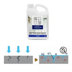 셀프 옥상 욕실 베란다 방수 액 통기성 페인트 발수 코팅 제 1L