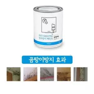 곰팡이 제거 결로 방지 벽지 벽면 셀프 노루 무광 페인트 1L