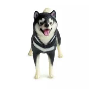 유아 시바견 블랙 동물모형 36개월 선물 유아완구 동물인형 유아생일선물 동물학습