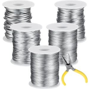 케닝 5사이즈 주얼리 와이어 9 12 18 20 22게이지 알루미늄 금속 키트 제작 공예용 비딩 굽힘 케이블 조각