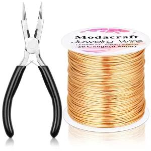 18 20 22 게이지 주얼리 비딩 와이어 다용도 펜치가 있는 제작 용품 공예 변색 방지 기능이