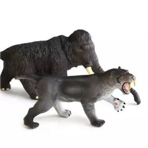 말랑한 동물모형 호랑이 매머드 어린이 동물학습 유아용품 유아선물 유아장난감