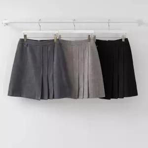 여성 겨울 플리츠 미니 스커트 러블리 데이트룩