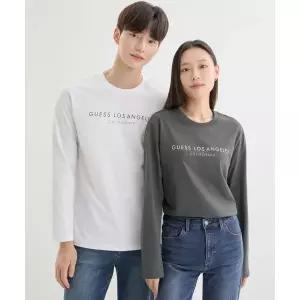 게스 GUESS ON 3color 유니 그래픽 긴팔티 NP3KE400 400868