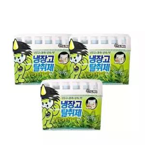 산도깨비 냉장고 탈취제 녹차성분 냉장고 냄새제거 200g x3개