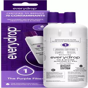 월풀 스 앤 워터 냉장고 필터 1 EDR1RXD1 싱글 팩 퍼플의 모든 드롭