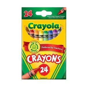 부드러운 색칠 크레용 24색 어린이날 엄마표미술 유아크레용 색칠놀이 유아미술용품