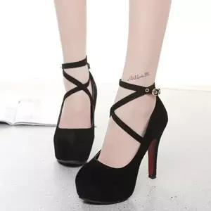 인기상품 발목 스트랩 힐구두 샌들 슈즈 여성 데일리 킬힐 구두 [W64DE94_260331]