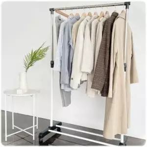 [JED] 900 헹거 미니 옷정리 이동식 행거 파이프옷걸이