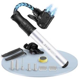 프레스타 & 슈레이더 밸브가 장착된 미니 자전거 펌프 핸드 미니 펌프, 수리 키트가 장착된 휴대용 인플레이터 펌프 패스트 타이어 인플레이터 펌프 로드 및 산악 자전거, 볼