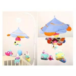 자동차칼라모빌 오르골포함 멜로디 봉제인형 아기