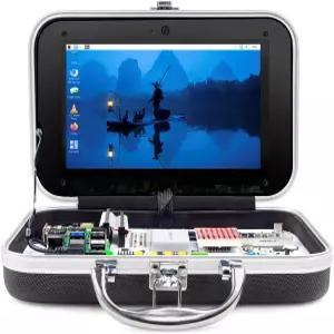 라즈베리 파이 5 8GB 키트용 ELECROW 싱글 보드 컴퓨터 크로우파이 케이스 9인치 디스플레이 센서가 장착된