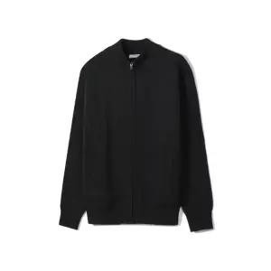 [노티그] 폴리혼방 솔리드 니트집업 카키_OKW2SWZU201KK