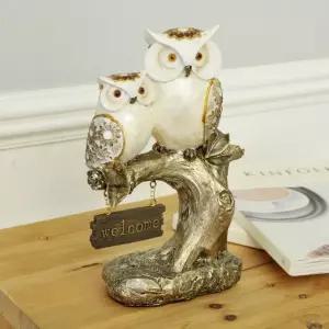 소품 부엉이 장식 자개 데일리데코 헬로