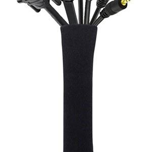 케이블 컨실러 관리 슬리브 와이어 주최자 TV 컴퓨터 네오프렌 코드 커버 Hider 보호기 지퍼 디자인 50cm