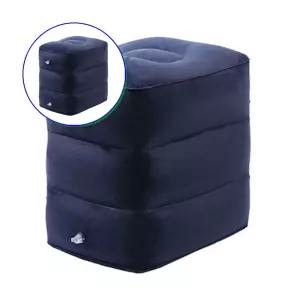 쌍문상회 안전반사테이프 여행용 3단조절 에어 발받침쿠션 기내용 차량용