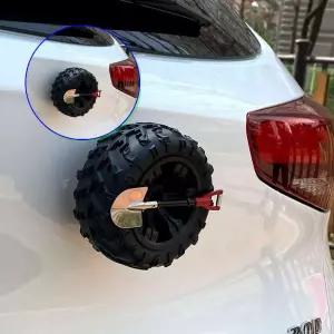 쌍문상회 안테나볼 자동차 미니 스페어 타이어 장식 튜닝 악세사리 블랙