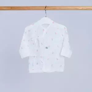 [달퐁]큐비앤맘 핑크하트 메쉬 배냇저고리 신생아