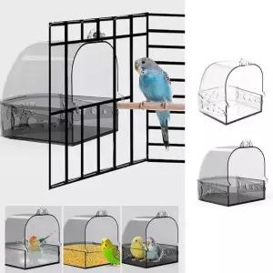 앵무새 외부 욕조 모이통 새장 화장실 목욕통 다기능