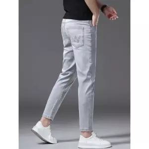 썬더볼츠 팬츠 남자 남친 청 배기핏 유럽판 스판 스키니핏 쿨링 슬림핏스키니 KKE1