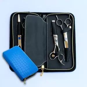 강아지 4정용 가위집 1P 미용 도구 케이스 파우치