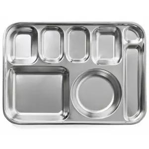 [하프클럽/브이와이]식판 성인용 수저칸 급식용 배식용 테이블웨어