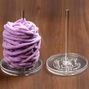 얀홀더 회전판 뜨개질 실패 꽂이 걸이 뜨개 용품 실걸이 홀더 스피너 실 콘사 와인더 돌림판