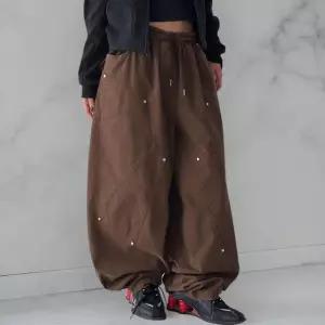 여성 레이어드 체크 플레어 스커트 슬림 부츠컷 면바지