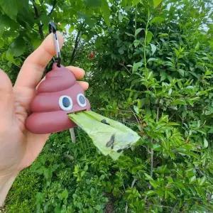 똥모양 강아지 산책용품 배변봉투 포함