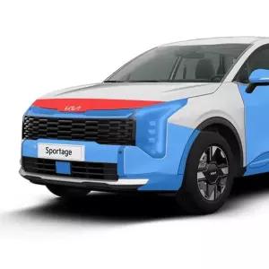 스포티지 NQ5 페이스리프트 헤드라이트 PPF 보호필름