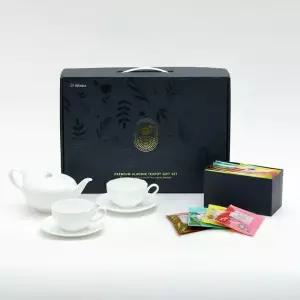 알라딘 티포트 3종 허브차 선물세트 티잔 2인조포함