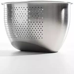 헹굼 과일 채소 콩을 세척하는 측면 배수기가 있는 쌀 세척기 스트레이너 볼 스테인리스 스틸 퀴노아 세척