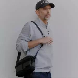 [노티그] 나일론 하이넥 바람막이 자켓 그레이_OMS1JPUF101G1