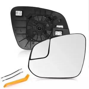 사각지대가 있는 왼쪽 운전석 사이드 미러 글라스 도요타 Rav4 20162018 4Runner 1420 교체용 열선 크롬